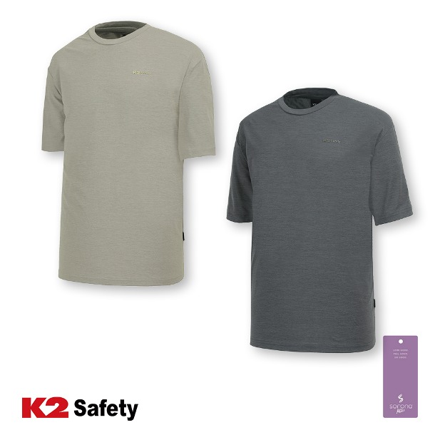 K2 TS-4202 / TS-4203 친환경 소로나 라운드 티셔츠