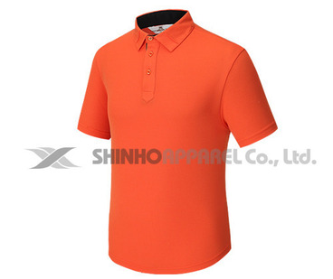 SHC-002  오렌지 쿨론 고급형 기능성 티셔츠